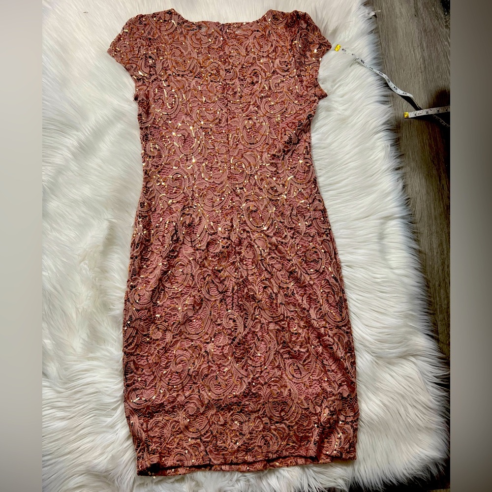 Marina Pink Floral Lace Squin ✨brand new✨